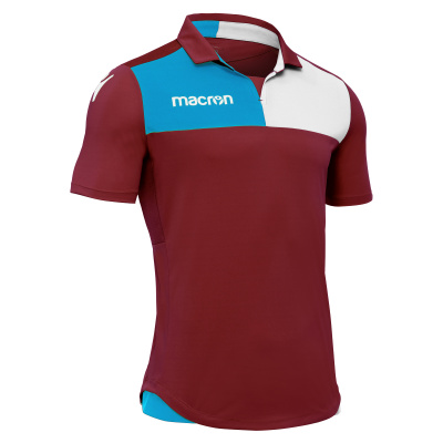 Футболка спортивная MACRON NUNKI SHIRT CARDINAL/COLUMBIA/WHITE