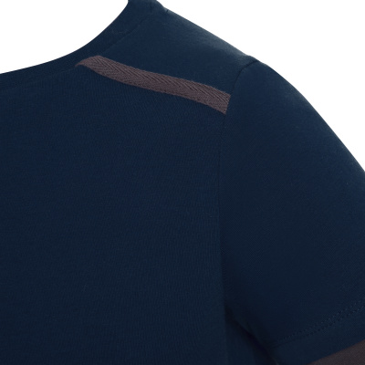 Футболка спортивная женская MACRON VIOLIN T-SHIRT NAVY/WHITE