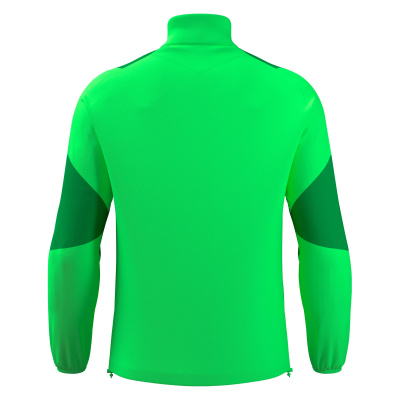 Толстовка тренировочная MACRON CUZCO TRAINING 1/4 ZIP TOP NEON GREEN/GREEN