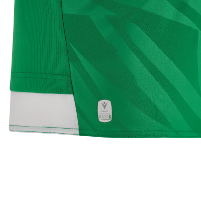 Футболка спортивная MACRON THEMIS ECO SHIRT GREEN/WHITE