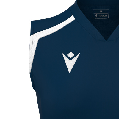 Футболка спортивная женская MACRON FROSTMOOR SHIRT NAVY/WHITE