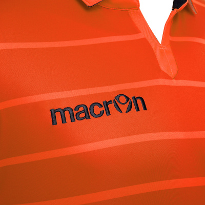 Футболка спортивная MACRON TABIT SHIRT ORANGE/BLACK