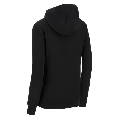 Олимпийка спортивная женская MACRON BASS ECO SUSTAINABLE COTTON FULL ZIP HOODED SWEATSHIRT BLACK/ANTHRACITE