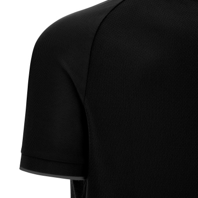 Поло парадное MACRON AULOS POLO BLACK/DARK ANTHRACITE