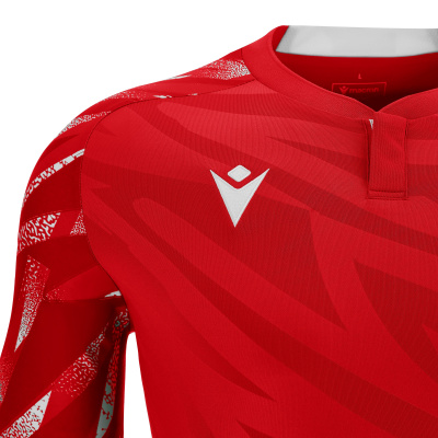 Футболка спортивная MACRON THEMIS ECO SHIRT RED/WHITE