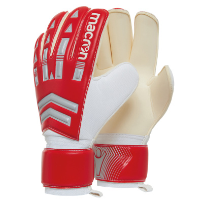 Перчатки футбольные MACRON OCTOPUS XF RED/WHITE/SILVER