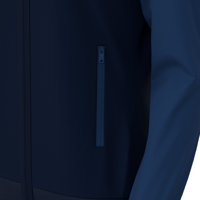 Олимпийка парадная женская MACRON ATLAS HOODY FULL LENGTH ZIP TOP NAVY/LIGHT NAVY