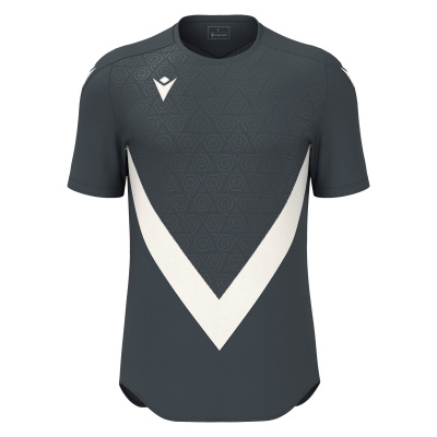 Футболка спортивная MACRON WISP SHIRT ANTHRACITE/OFFWHITE