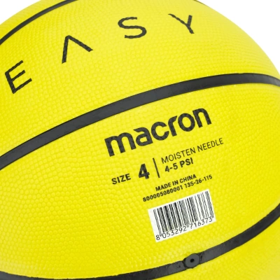 Мяч баскетбольный MACRON EASY BASKETBALL BALL №5 YELLOW