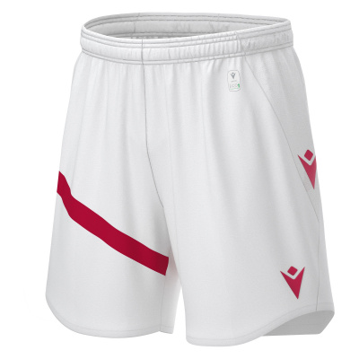 Шорты спортивные MACRON SHEN ECO SHORTS WHITE/RED
