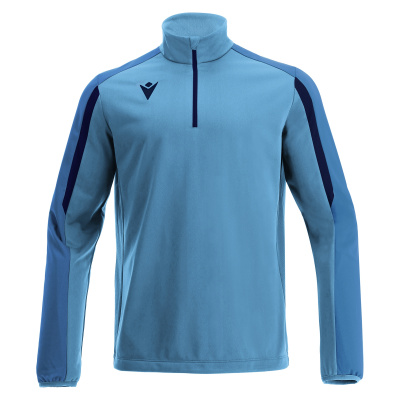 Толстовка тренировочная MACRON ARNO TRAINING 1/4 ZIP TOP COLUMBIA/NAVY