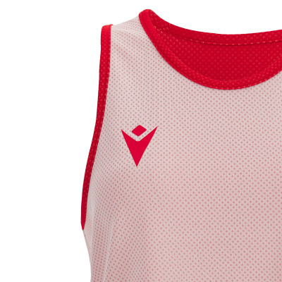 Комплект баскетбольный MACRON F500 SET REVERSIBLE RED/WHITE