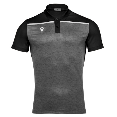 Поло парадное MACRON JUMEIRAH POLO BLACK/WHITE