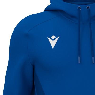 Худи спортивное MACRON FENDERS HOODED SWEATSHIRT ROYAL BLUE/DARK ROYAL BLUE