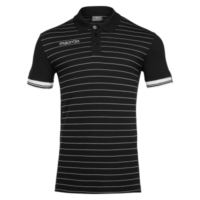 Поло парадное MACRON JUNGLE POLO BLACK/WHITE