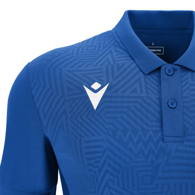 Поло парадное MACRON RAP POLO ROYAL BLUE/WHITE