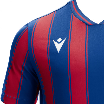 Футболка спортивная MACRON SCEPTRUM SHIRT ROYAL BLUE/RED