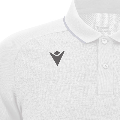 Поло парадное MACRON AULOS POLO WHITE/SILVER