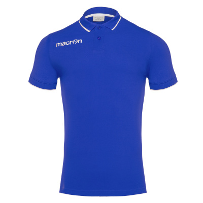 Поло парадное MACRON ZOUK POLO ROYAL BLUE/WHITE