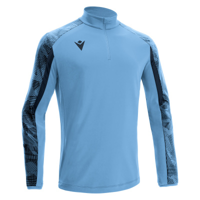 Толстовка тренировочная MACRON NARYN TRAINING 1/4 ZIP TOP COLUMBIA/NAVY