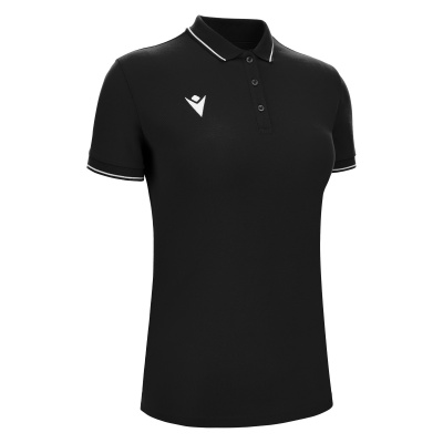 Поло спортивное женское х/б MACRON WALTZ ECO POLO BLACK