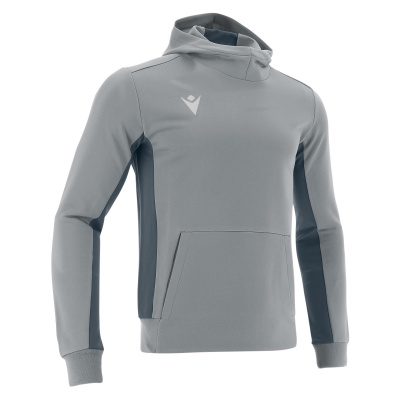 Толстовка спортивная MACRON ELECTRO HOODY POLYDIAGONAL SILVER