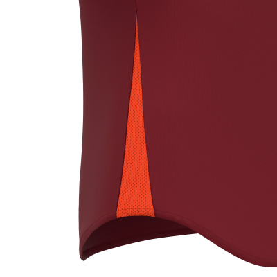 Футболка спортивная MACRON WYRM SHIRT CARDINAL/ORANGE