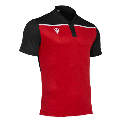 Поло парадное MACRON JUMEIRAH POLO BLACK/RED/WHITE