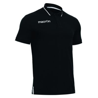Поло парадное MACRON ZOUK POLO BLACK/WHITE