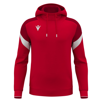 Худи спортивное ALCHEMIST HOODED SWEATSHIRT RED/WHITE