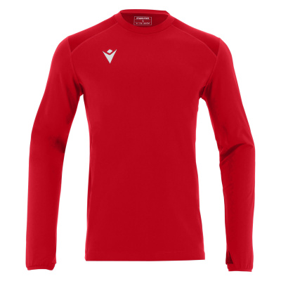 Толстовка спортивная MACRON TOBOL WARM UP ROUNDNECK TOP RED