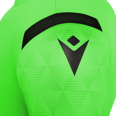 Футболка спортивная MACRON AQUARIUS SHIRT NEON GREEN/BLACK
