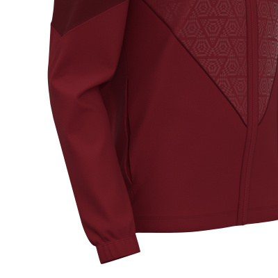 Олимпийка спортивная MACRON POSEIDON FULL LENGTH ZIP TOP CARDINAL/DARK CARDINAL