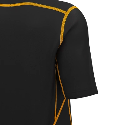 Регбийка игровая MACRON PERIDOT SHIRT BLACK/AMBER