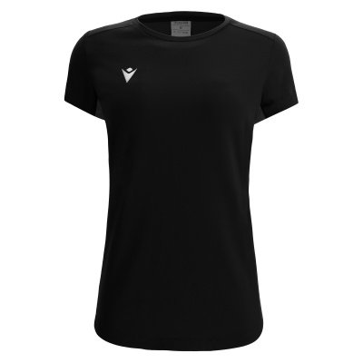 Футболка спортивная женская MACRON LUTE T-SHIRT BLACK/ANTHRACITE