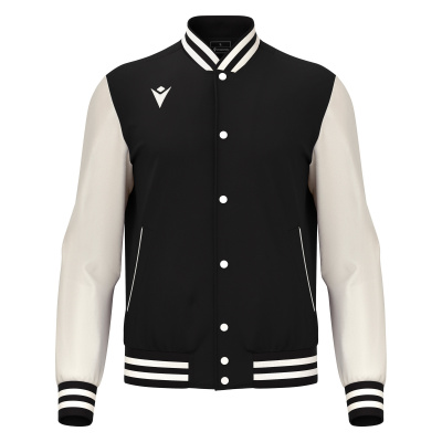 Куртка спортивная MACRON FIDDLE VARSITY COLLEGE JACKET BLACK/OFFWHITE