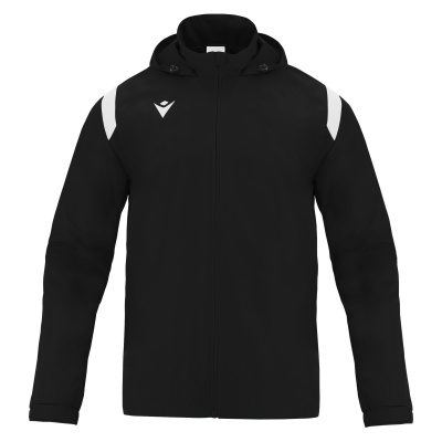 Куртка спортивная MACRON SARANSK MESH LINED WINDBREAKER BLACK/WHITE