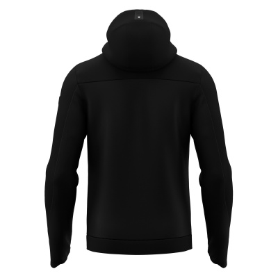 Толстовка MACRON AWER FULL LENGHT ZIP HOODED TOP BLACK/DARK GREY