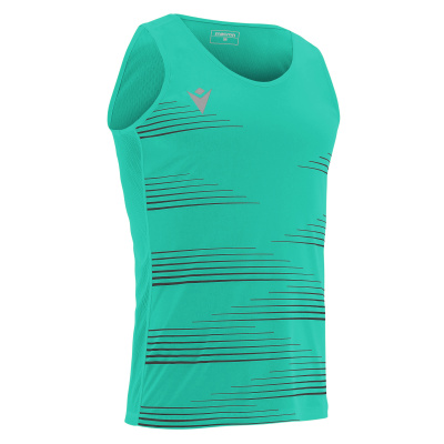 Майка MACRON DORIAN SINGLET TURQUOISE/BLACK