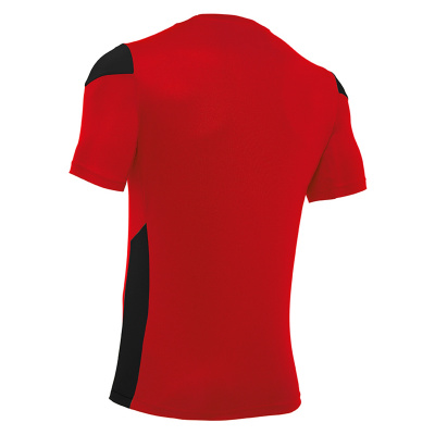 Футболка спортивная MACRON POLIS SHIRT RED/BLACK