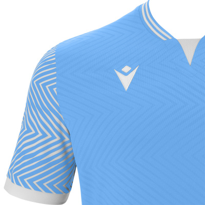 Футболка спортивная MACRON TUREIS ECO SHIRT COLUMBIA/WHITE