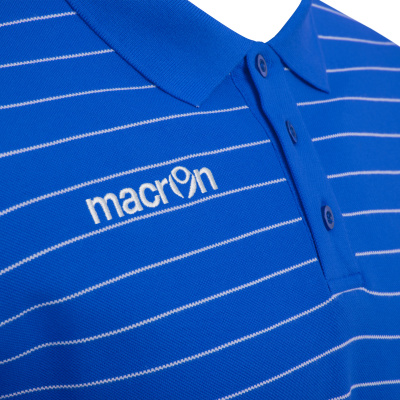 Поло парадное MACRON JUNGLE POLO ROYAL BLUE/WHITE