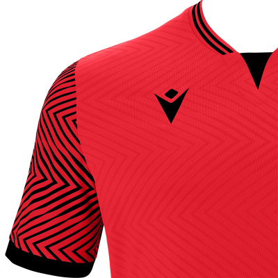 Футболка спортивная MACRON TUREIS ECO SHIRT RED/BLACK
