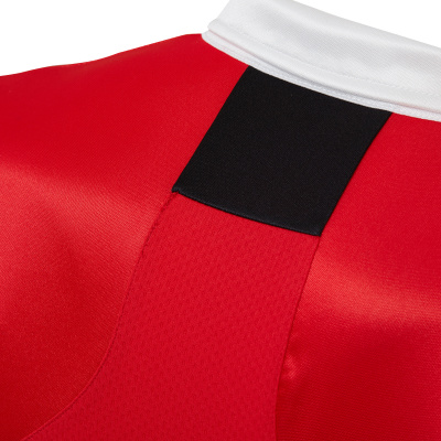 Футболка спортивная MACRON REFEREE SHIRT RED/BLACK