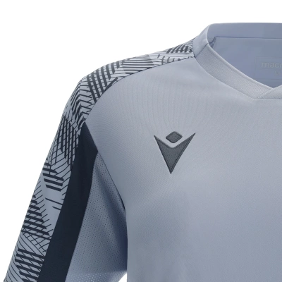 Футболка спортивная женская MACRON BELLATRIX SILVER/ANTHRACITE