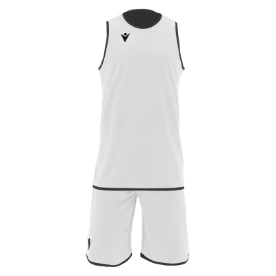 Комплект баскетбольный MACRON X500 SET REVERSIBLE BLACK/WHITE