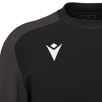 Толстовка тренировочная MACRON THALOS TRAINING TOP BLACK/DARK GREY