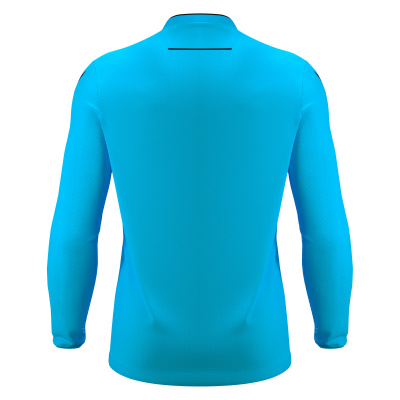 Футболка судейская проф. MACRON PONNET ECO SHIRT LS NEON SKY BLUE