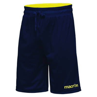 Шорты спортивные MACRON DENVER SHORT REVERSIBLE NAVY/YELLOW