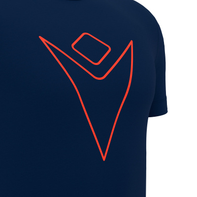 Футболка спортивная MACRON GADREEL ECO COTTON T-SHIRT NAVY